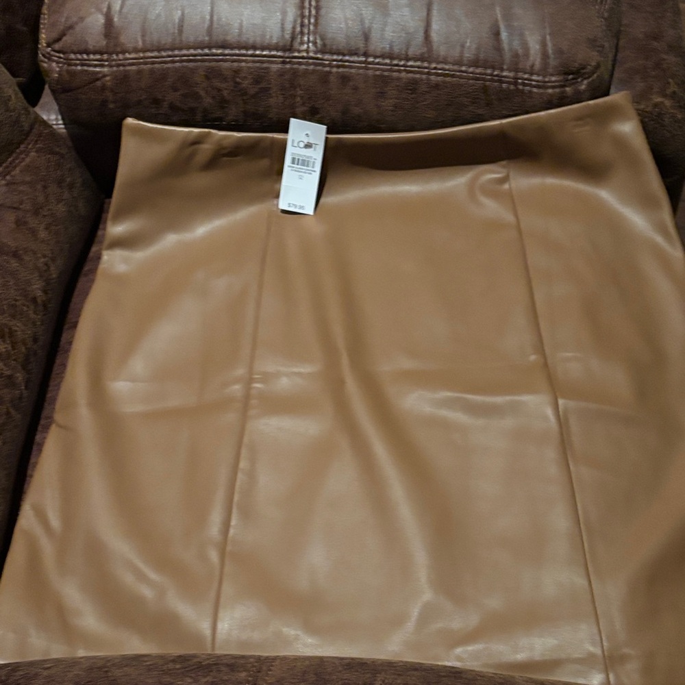 LOFT Camel Pencil Skirt
